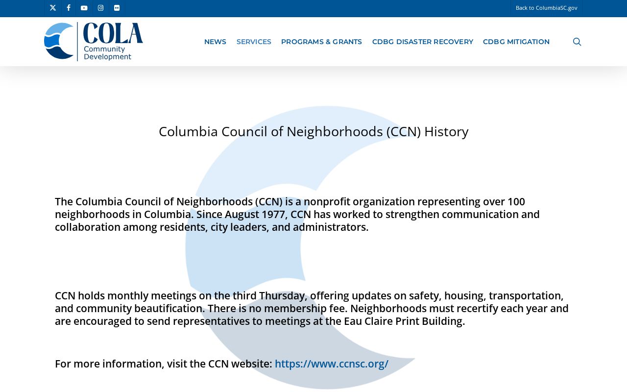 Columbia neighbors Columbia Council of Neighborhoods official page